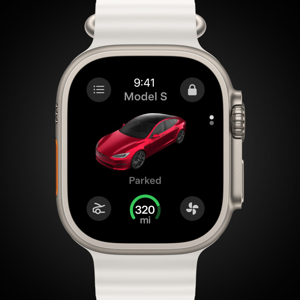 Tesla Apple Watch uygulaması