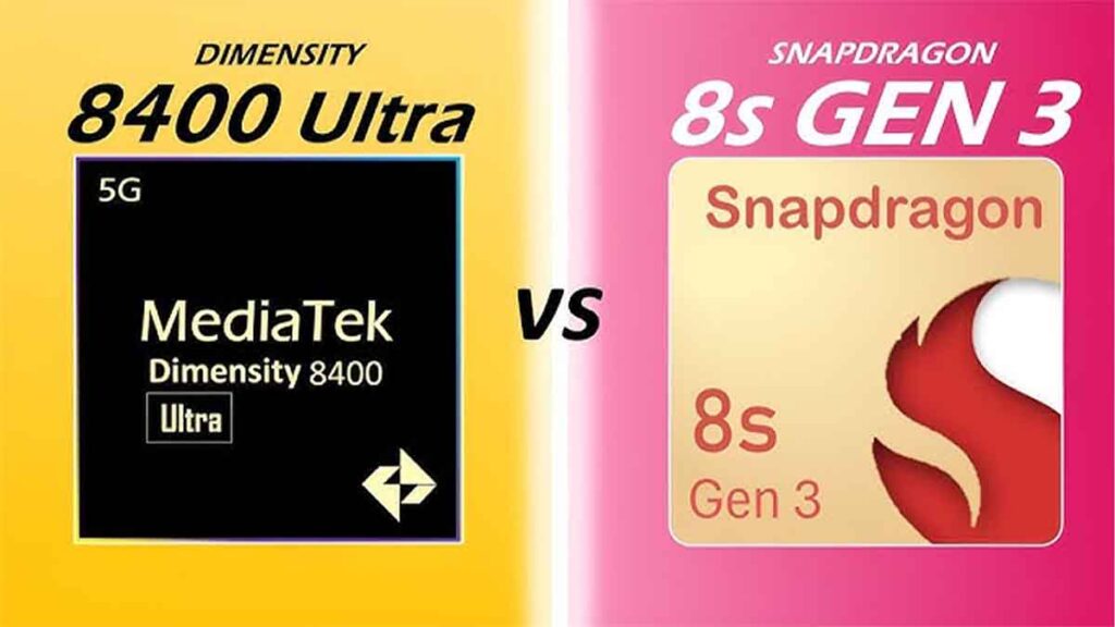 Dimensity 8400 Ultra snapdragon 8s gen 3